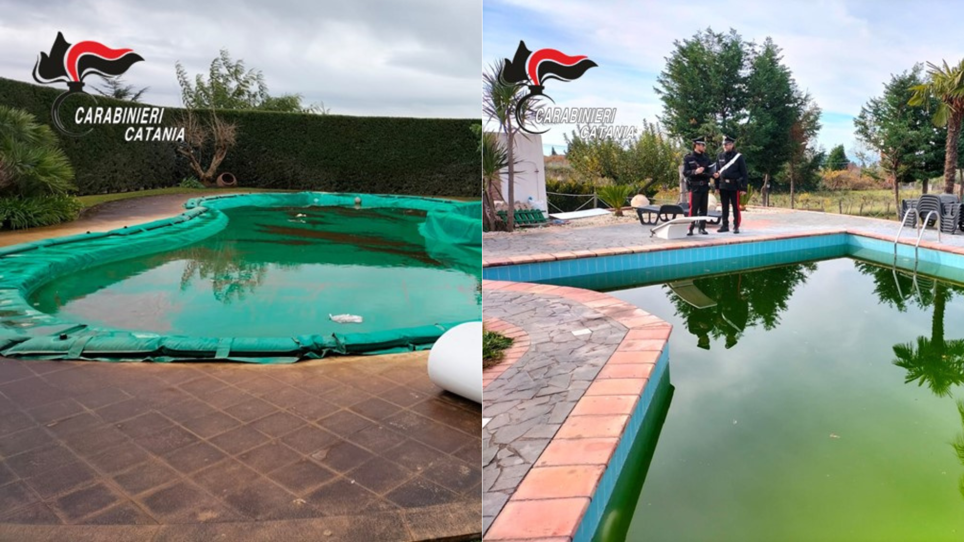 Ville con piscine abusive al Parco dell’Etna<br>Due denunciati sono imputati per mafia