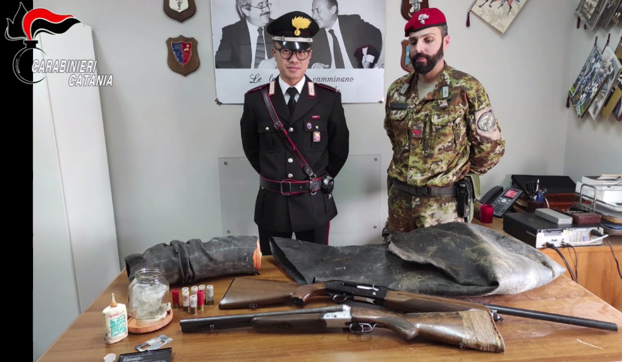 Randazzo, Di Mauro e Sangani denunciati per detenzione illegale di armi<br>Presunti affiliati al clan Laudani si sarebbero occupati anche di estorsioni