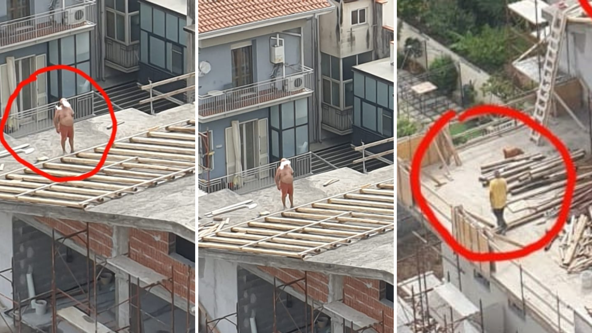 Morti sul lavoro, cantiere con operai sui tetti senza dispositivi di protezione<br>Usb: «A Catania le imprese edili non adempiono alle norme sulla sicurezza»