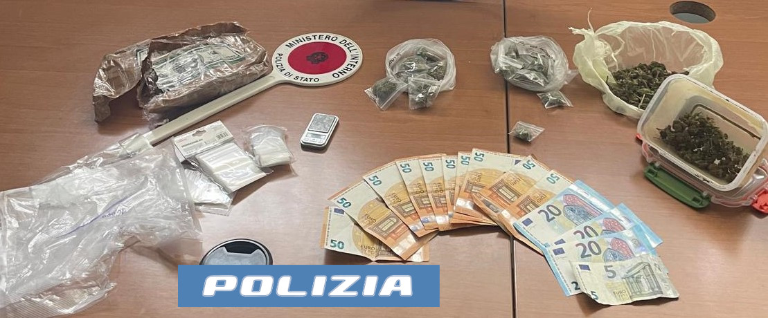 Trovate venti dosi di marijuana in via Santa Maria delle Salette<br>Erano nascoste nello scooter del figlio di un pregiudicato