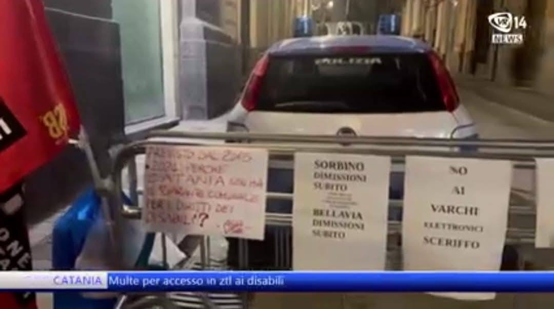 Via Etnea, i diversamente abili contro le Ztl-capestro<br>«Qualunque azione che limiti o riduca la libertà dei disabili è nulla ab origine»